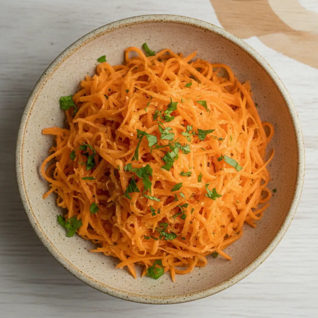 Salade de carottes râpées