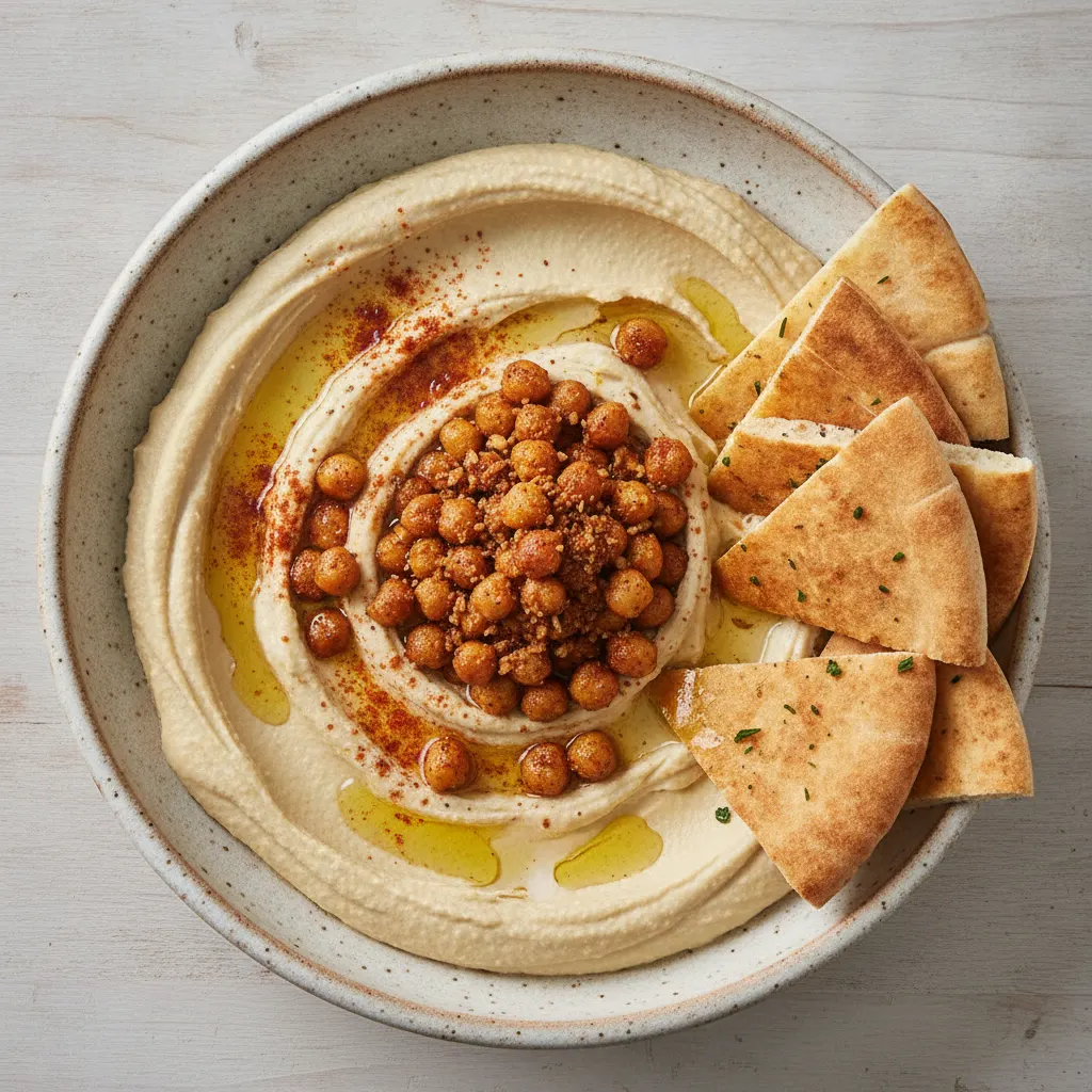 Houmous garni