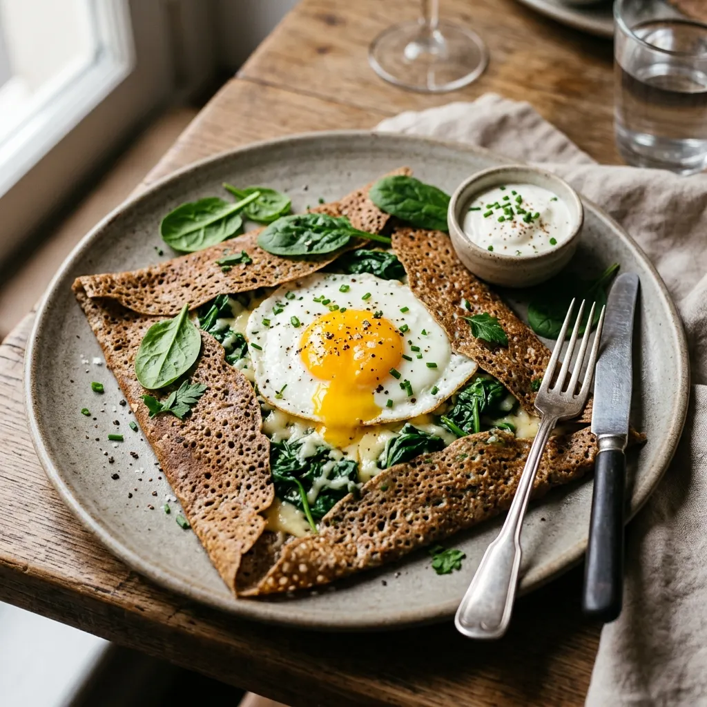 Galette complète végétarienne