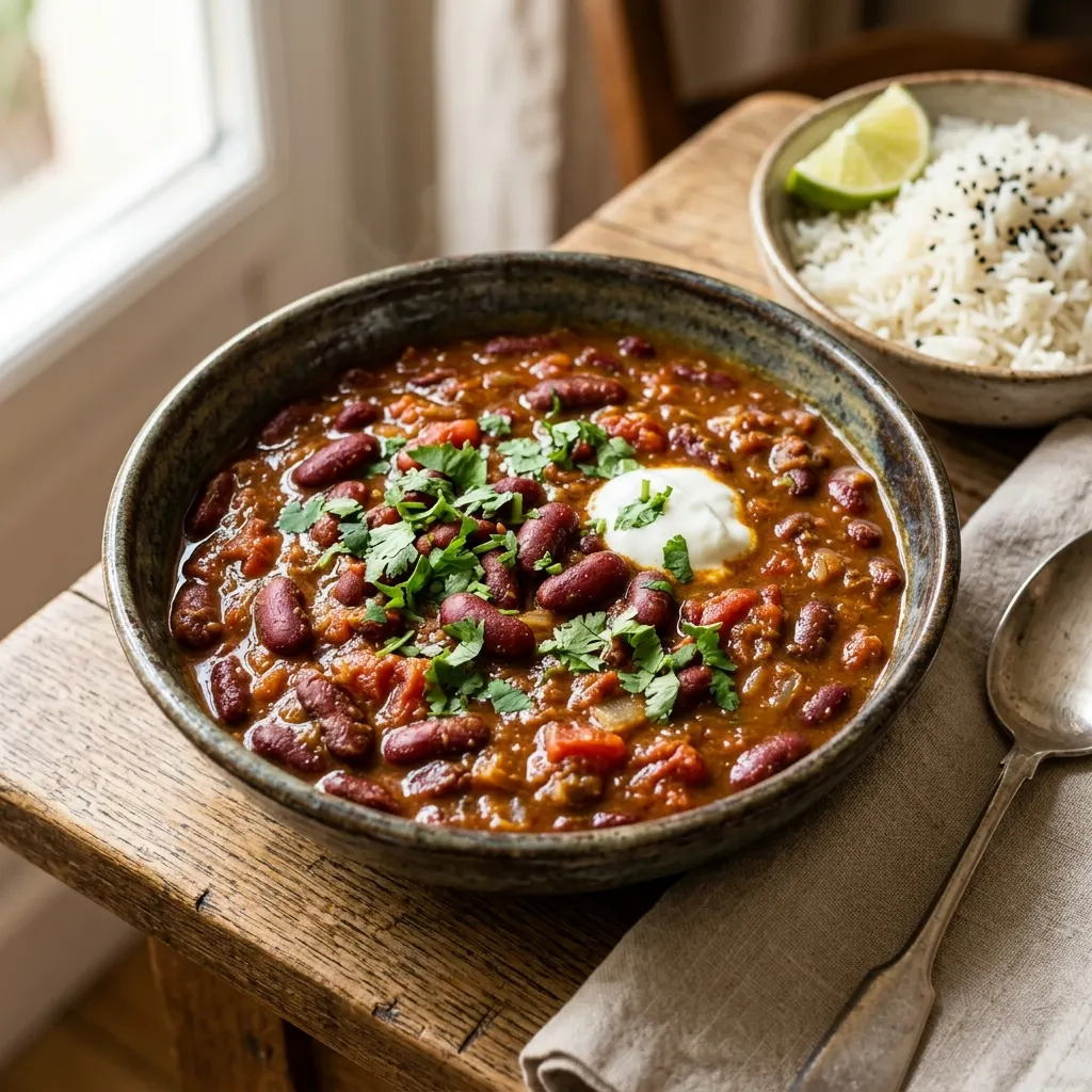 Rajma (curry de haricots rouges)