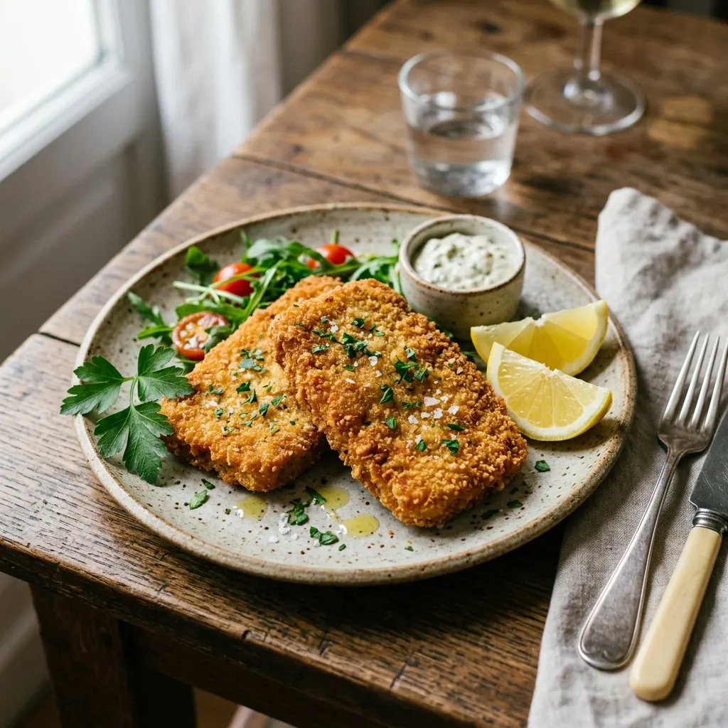 Escalopes de seitan panées à la milanaise