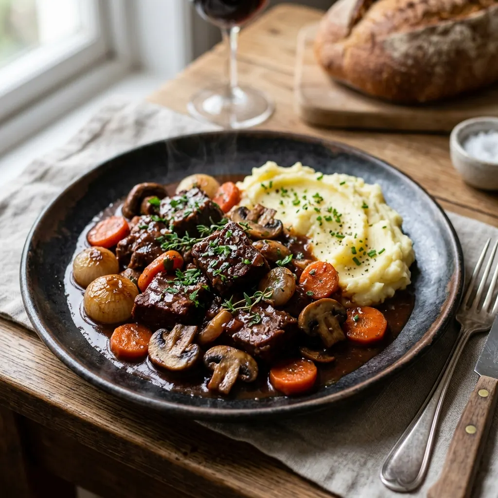 Bourguignon de seitan