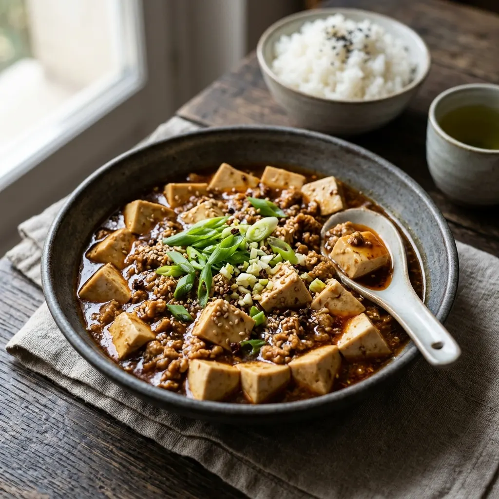 Mapo tofu végétarien