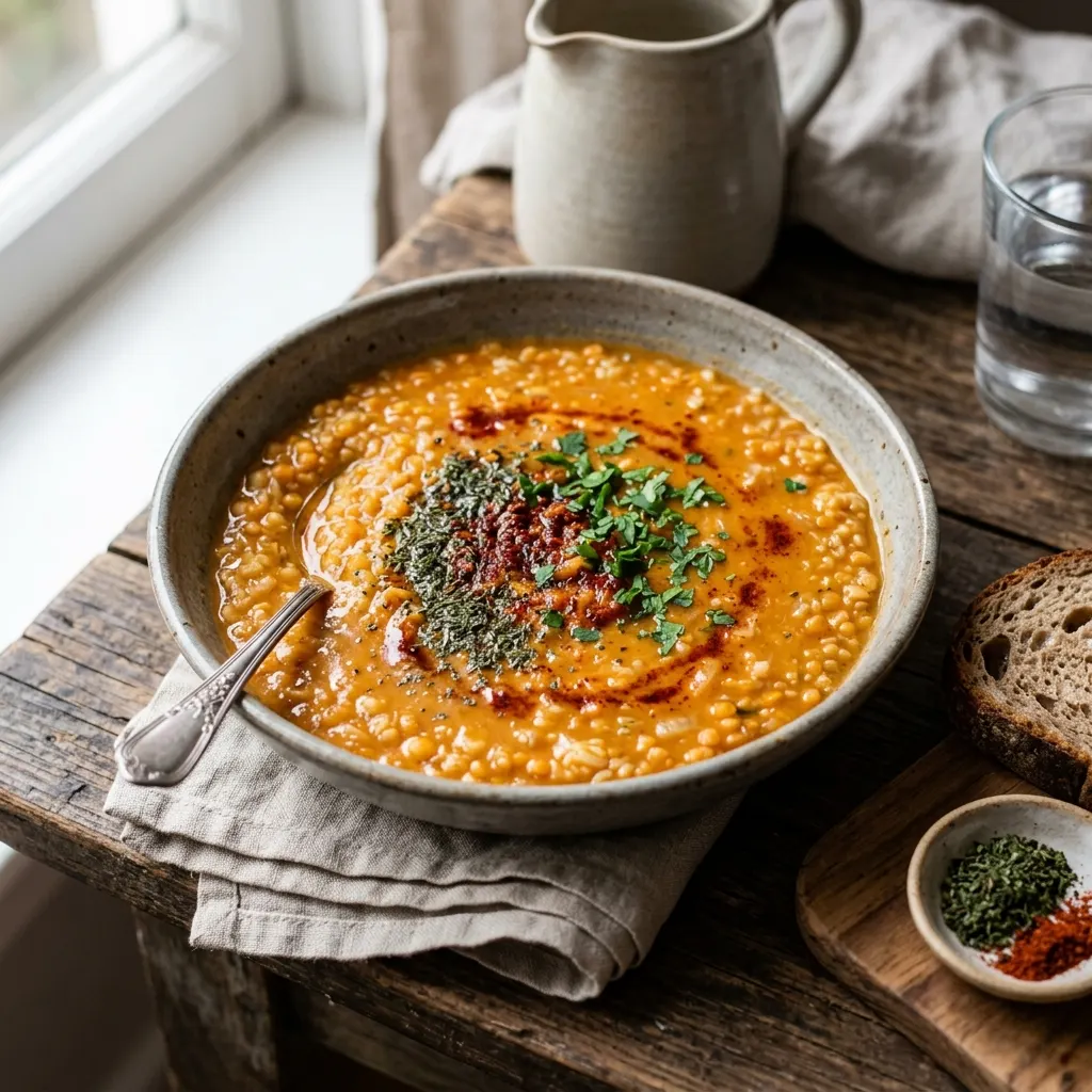 Ezogelin (soupe turque de lentilles corail)