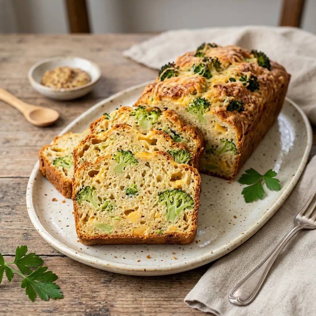 Cake brocoli et cheddar