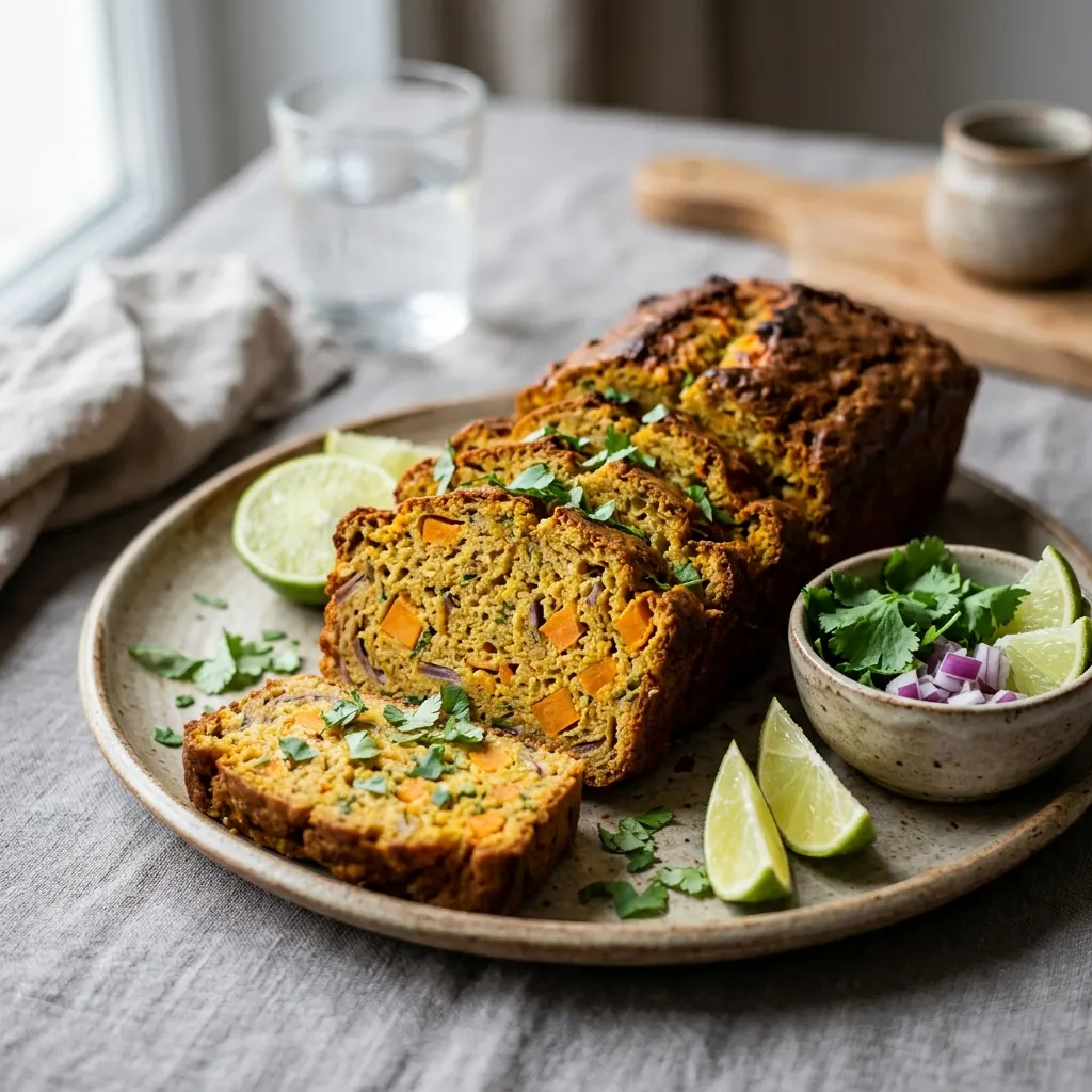 Cake à la patate douce et au curry