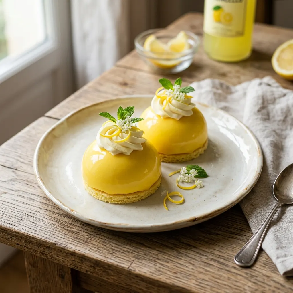 Delizia al limone (dômes au citron de la côte amalfitaine)
