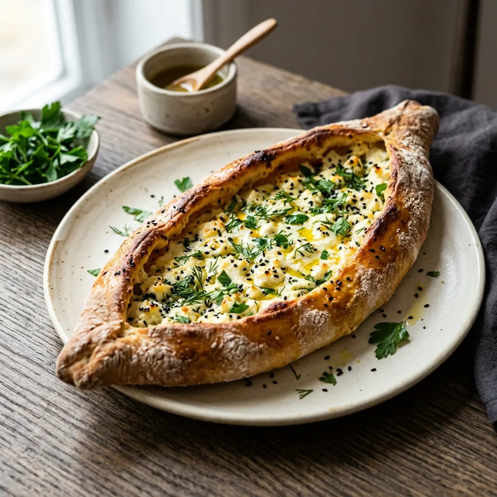 Pide turque à la feta