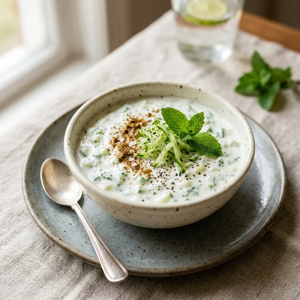 Raita concombre-menthe