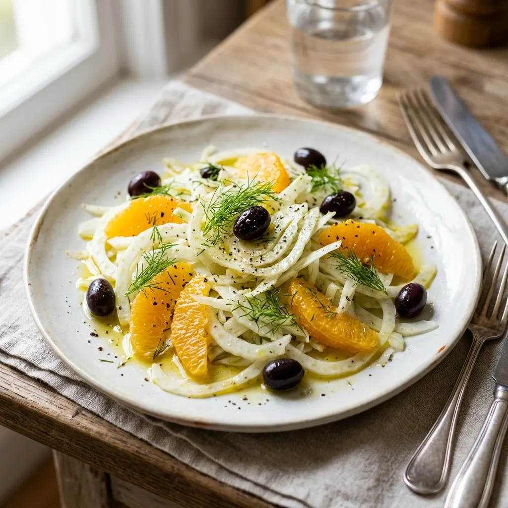 Salade fenouil et orange