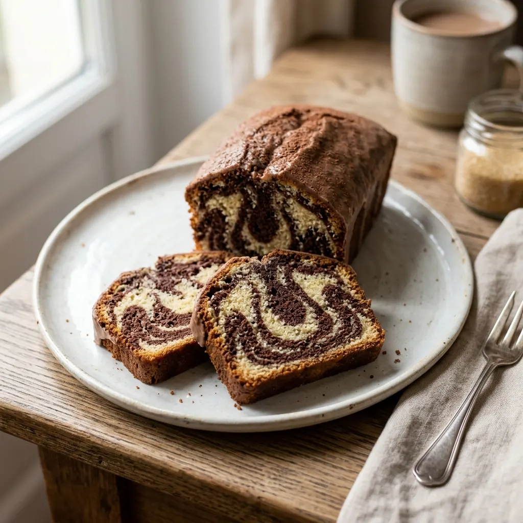 Gâteau marbré