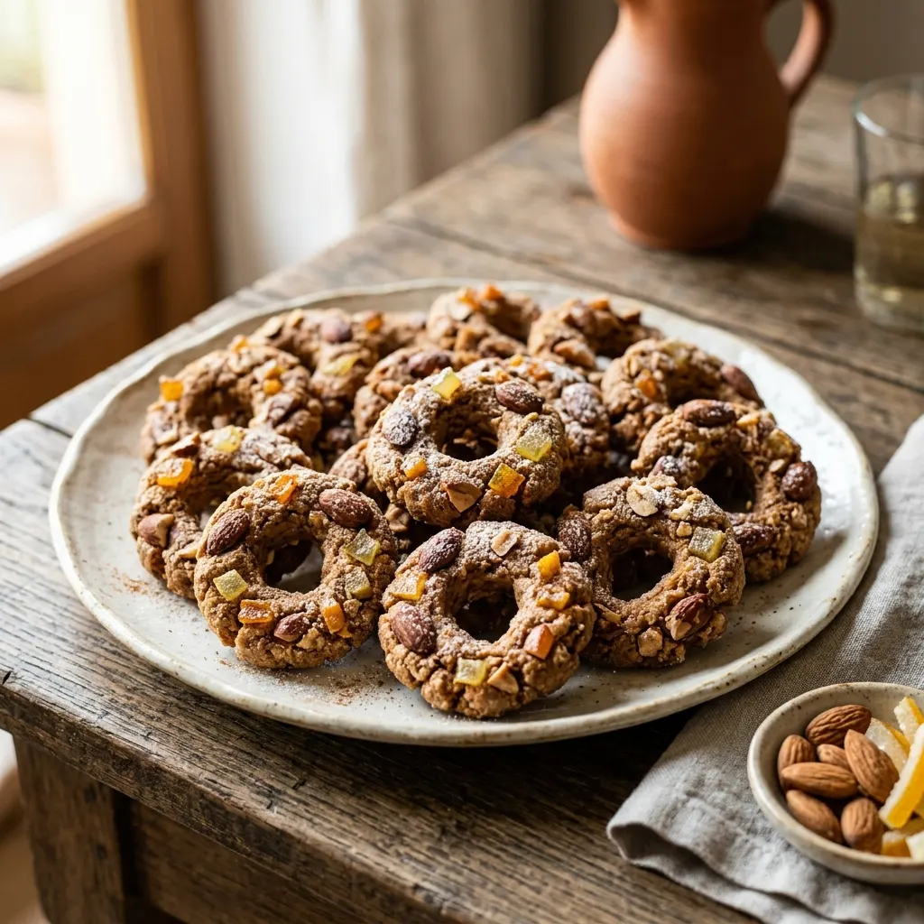 Rococò (biscuits napolitains aux amandes et aux agrumes confits)