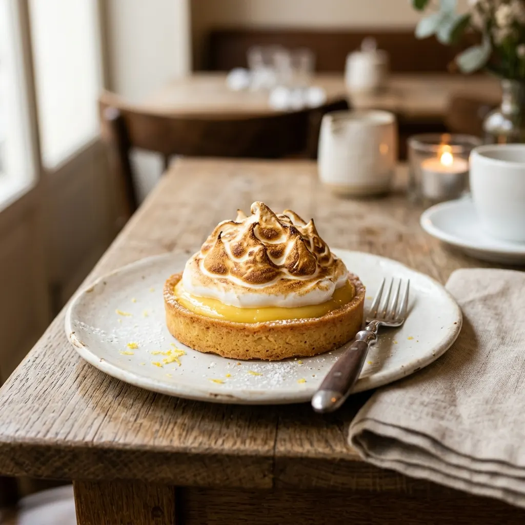 Tartelette au citron meringuée