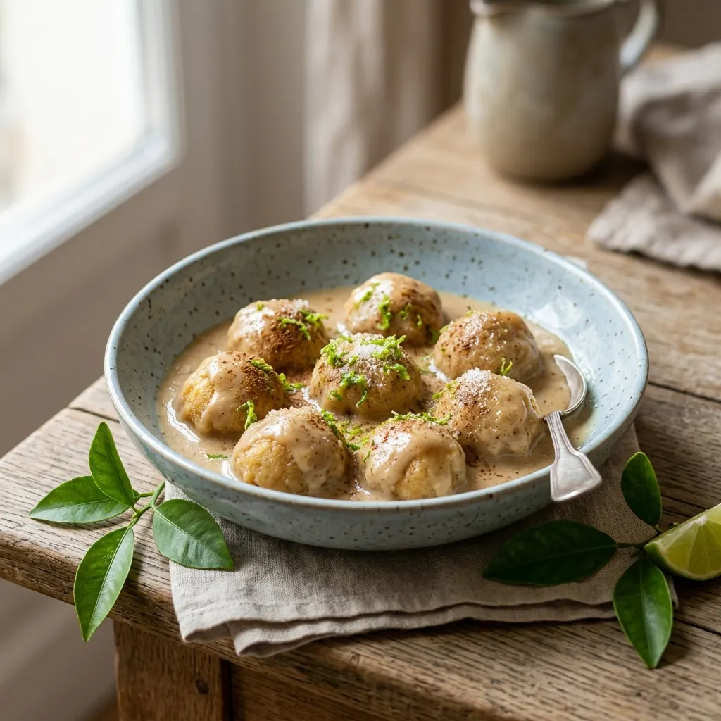 Danquites (boulettes guyanaises au lait de coco)