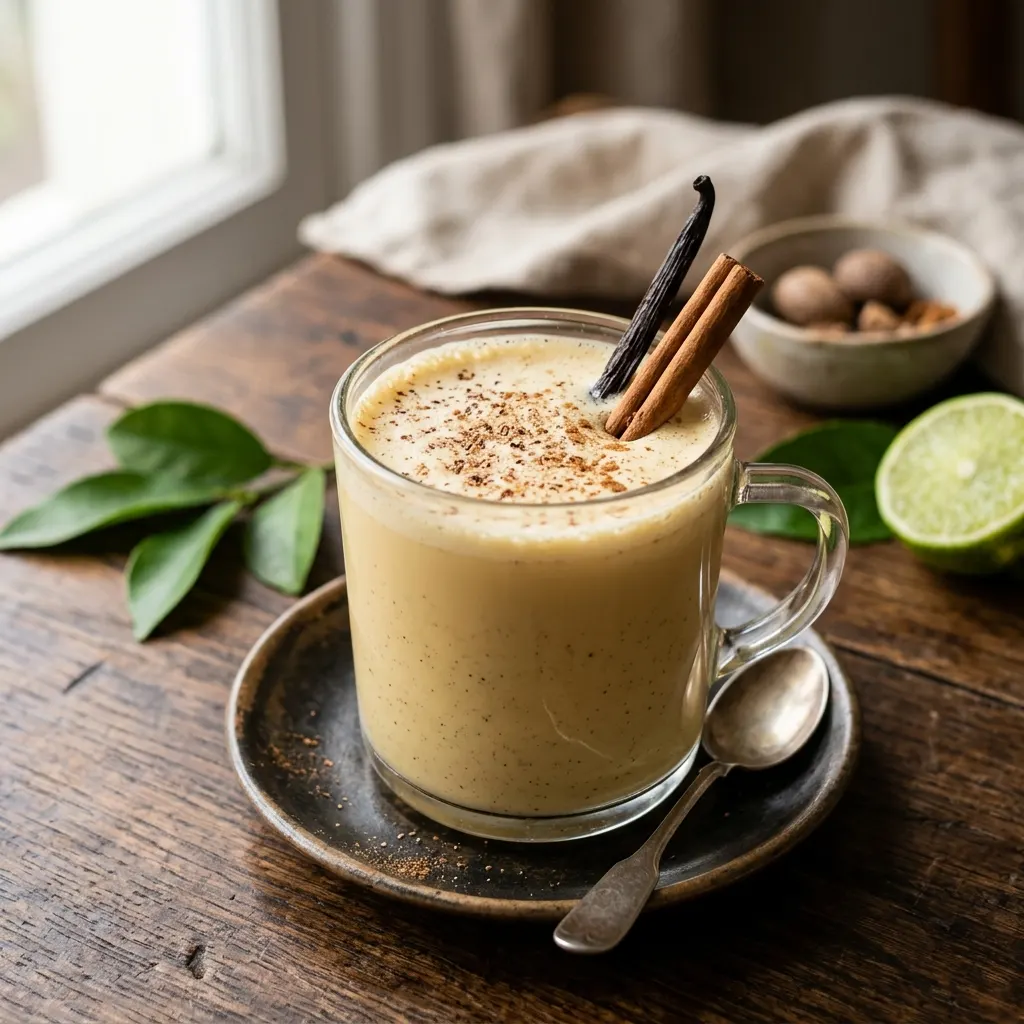 Chodo (lait de poule antillais à la vanille et au rhum)