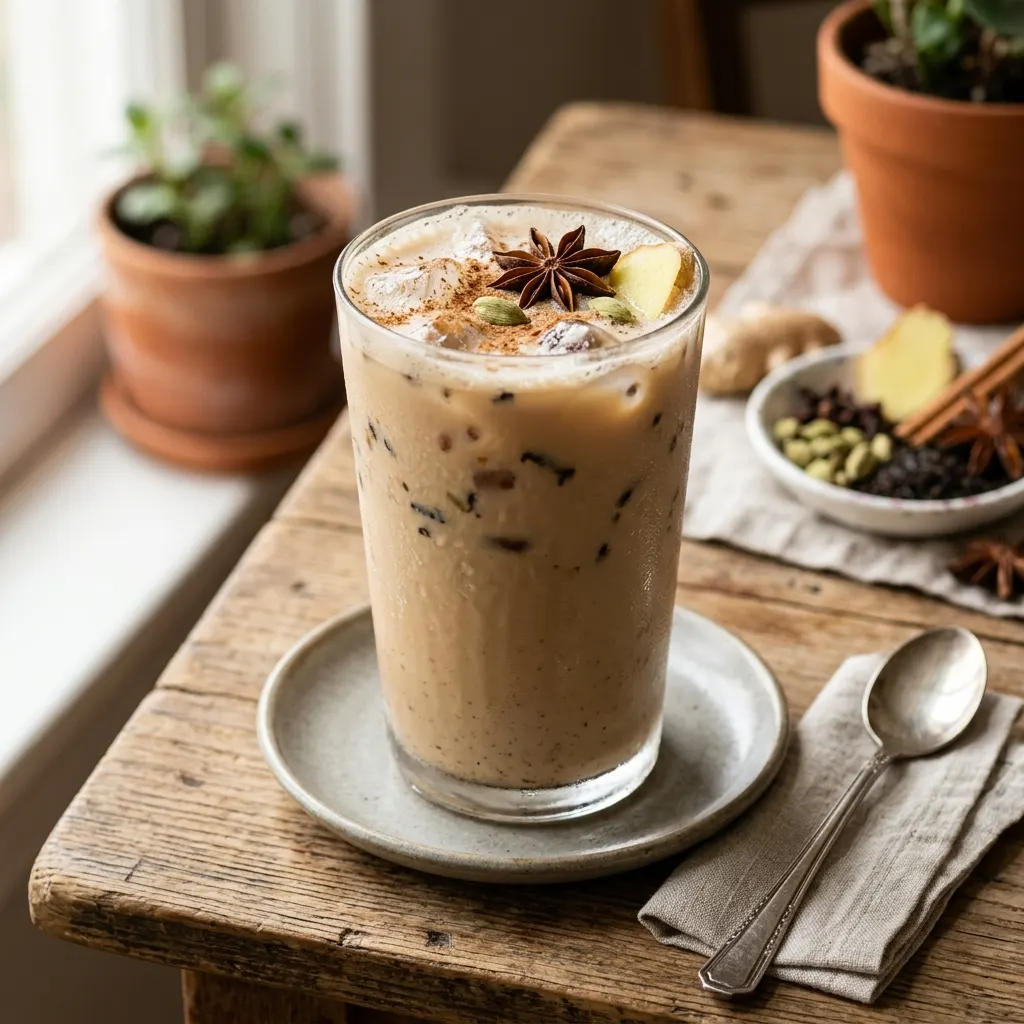 Chai masala glacé