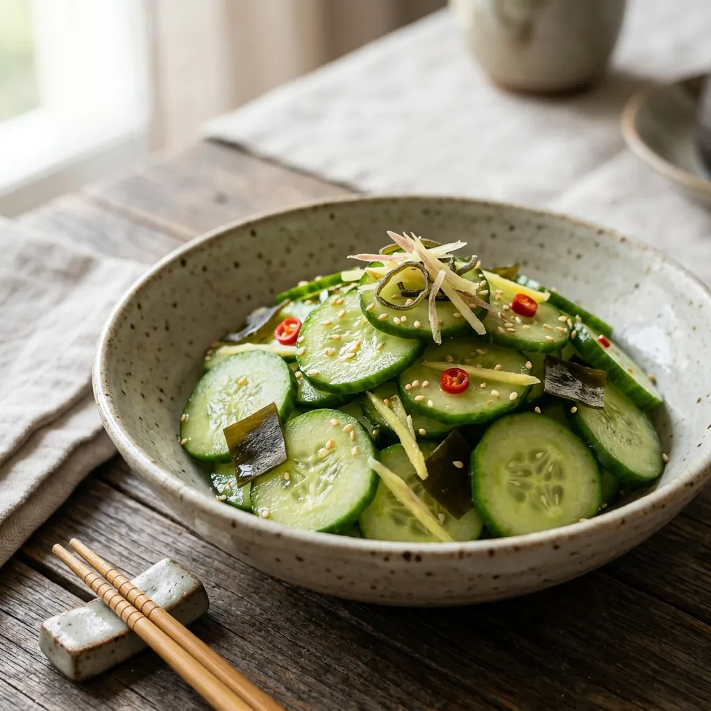Tsukemono express (concombre mariné japonais au vinaigre de riz)